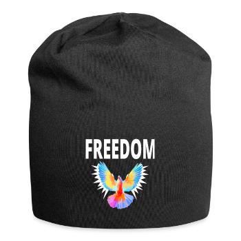 freedom Yog Freiheit George Geschenkidee - Jersey-Beanie - Schwarz - Vorne