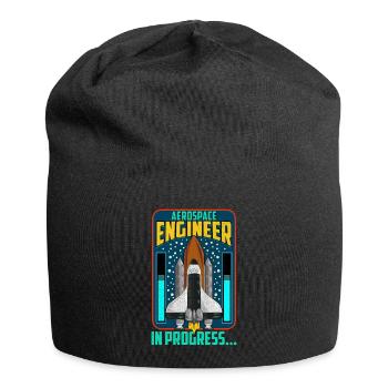 Aerospace Engineer In Progress… Spaceship Rocket - Jersey Beanie - black - Front