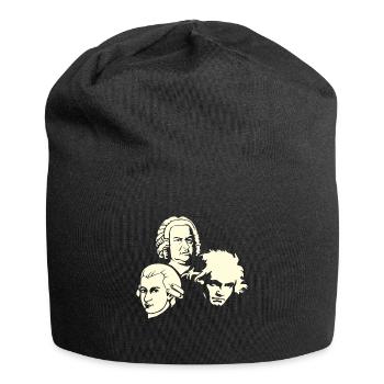 Beethoven Bach Mozart - Jersey-Beanie - Schwarz - Vorne