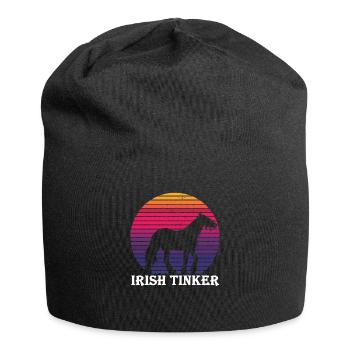Irish Tinker - Cheval rétro style - Bonnet en jersey - noir - Devant
