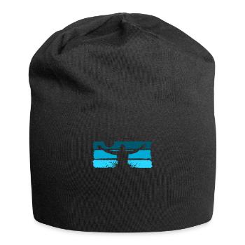 Water polo water polo player - Jersey Beanie - black - Front