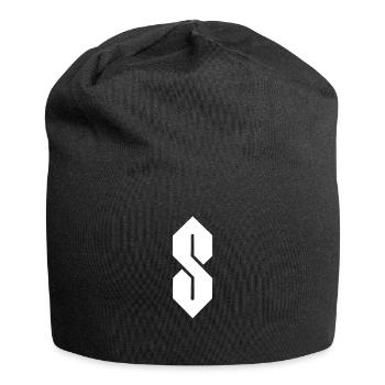90er Jahre Neunziger 90s 80er 80s Geschenk - Jersey-Beanie - Schwarz - Vorne