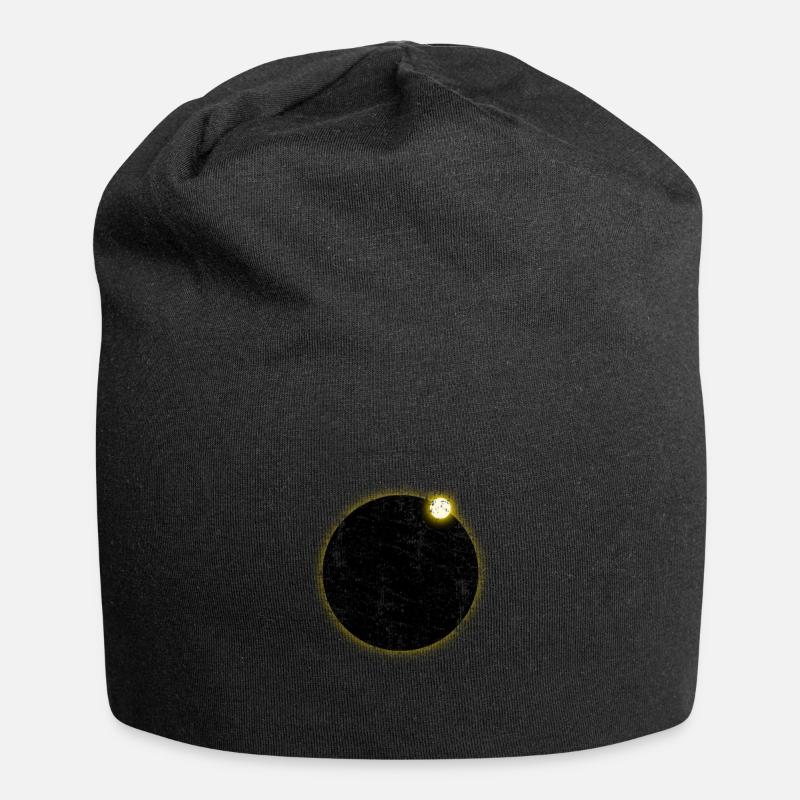 Planète astronomie du système solaire - Bonnet en jersey - noir
