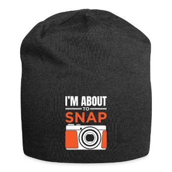 photographer - Jersey Beanie - charcoal grey - Front