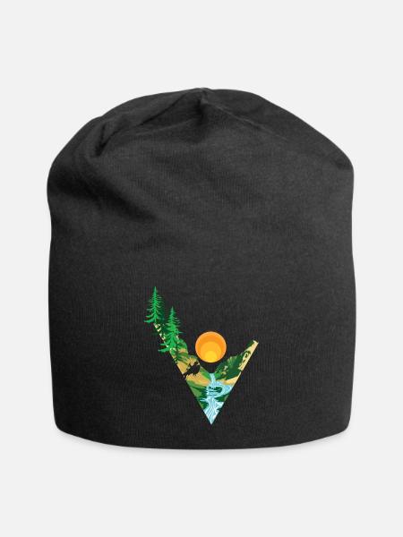 promeneur - Bonnet en jersey - noir