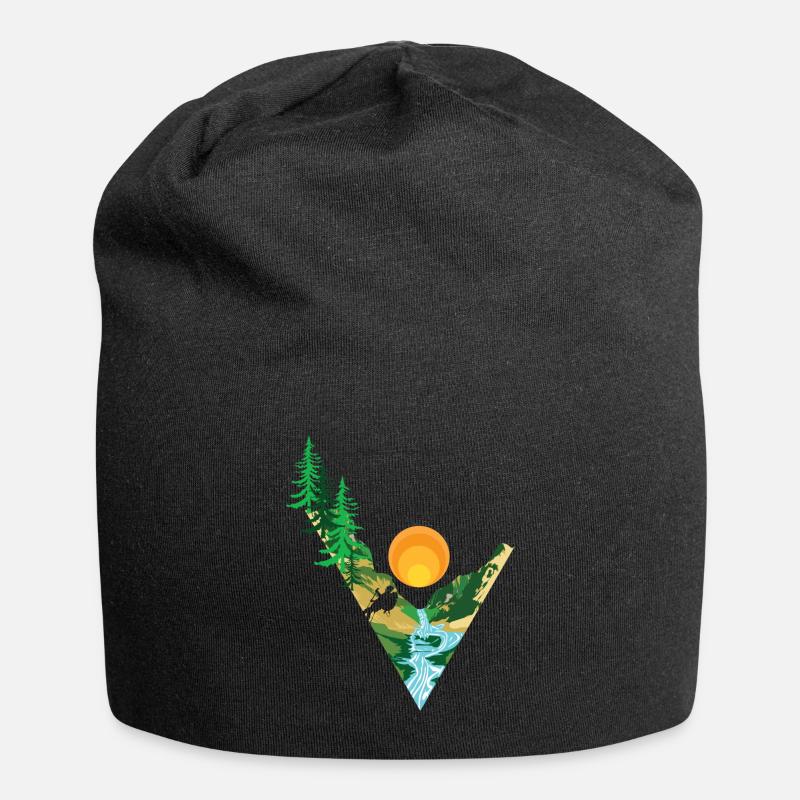 promeneur - Bonnet en jersey - noir