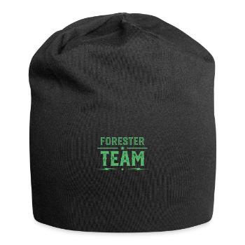 Förster Försterin Forst Försterei Forstwirtschaft - Jersey-Beanie - Schwarz - Vorne