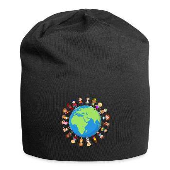 Journée De la Terre Écologistes Écologie Enfants - Bonnet en jersey - noir - Devant