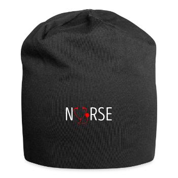 Krankenschwester Krankenpfleger - Jersey-Beanie - Schwarz - Vorne