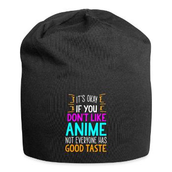 Manga - Bonnet en jersey - noir - Devant