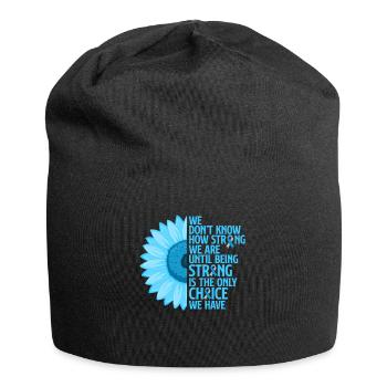 Diabetes Diabetiker Insulin Blutzucker Geschenk - Jersey-Beanie - Schwarz - Vorne