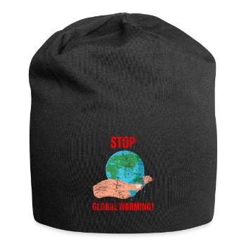 Earth Day Earth Environment - Jersey Beanie - black - Front