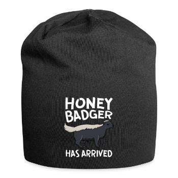 Honey Badger Has Arrived - Jersey Beanie - black - Front