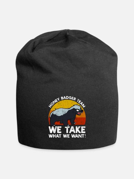 Honey Badger Team We Take What We Want - Jersey Beanie - black