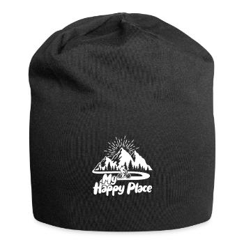vélo de montagne - Bonnet en jersey - noir - Devant
