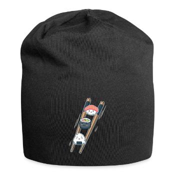 Sushi - Jersey-Beanie - Schwarz - Vorne