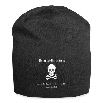 explosive ordnance disposal blaster funny gift - Jersey Beanie - charcoal grey - Front