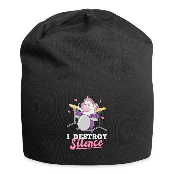 Batteur licorne batteur batteur - Bonnet en jersey - noir - Devant