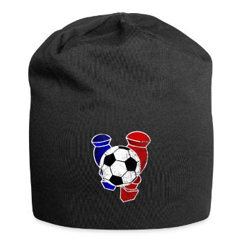 Baby-foot - Bonnet en jersey - noir - Devant
