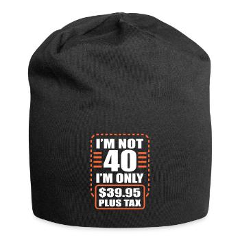40th birthday - Jersey Beanie - black - Front