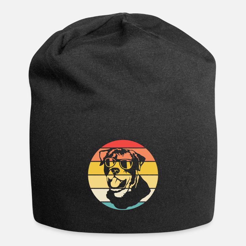 Bester Rottweiler - Jersey-Beanie - Schwarz