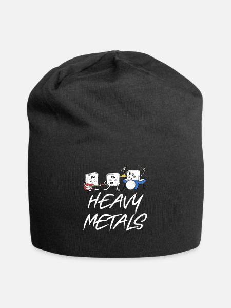 Heavy metals - Jersey Beanie - black