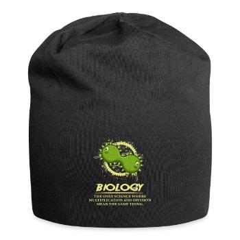 Biologie Drôle biologiste ou scientifique Gesch - Bonnet en jersey - noir - Devant