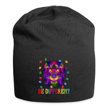 Seien Sie anders - Austism Puzzle ASD Support Lion - Jersey-Beanie - Schwarz - Vorne