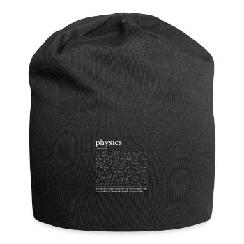 Lustiges Design für Physiker - Jersey-Beanie - Schwarz - Vorne