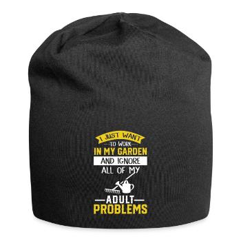 garten - Jersey-Beanie - Schwarz - Vorne