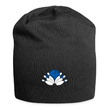 Bowling quilles boule sports club sports de précision - Bonnet en jersey - noir - Devant
