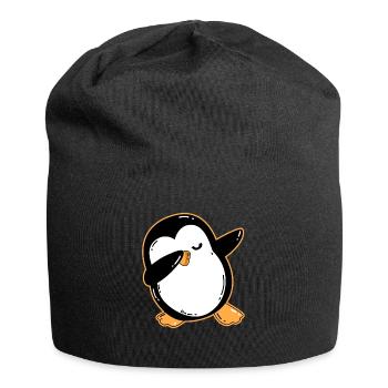 Pingouin tamponnant - Bonnet en jersey - noir - Devant