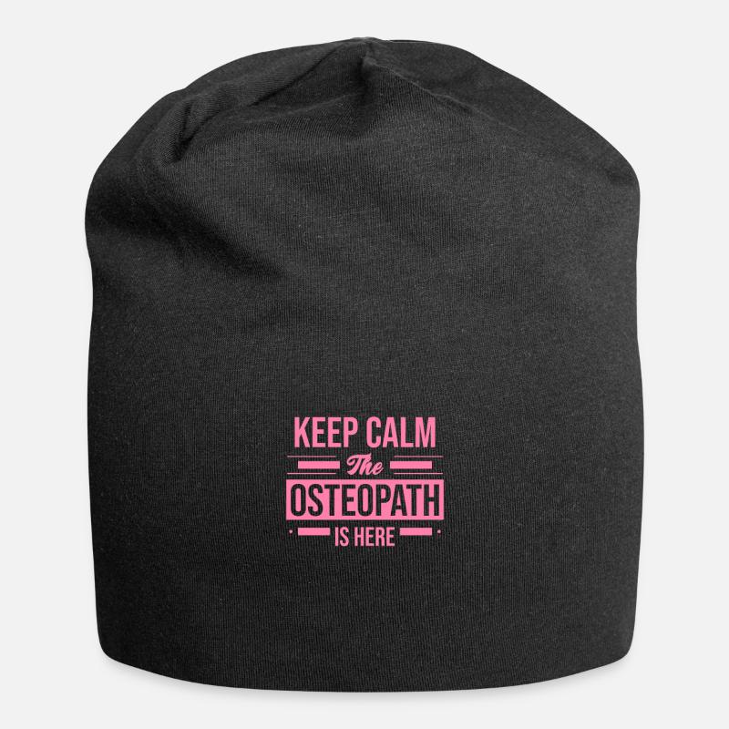Osteopath Osteopathie - Jersey-Beanie - Schwarz