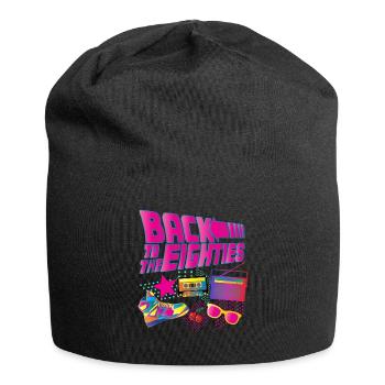 80s costume party gift 80s - Jersey Beanie - black - Front