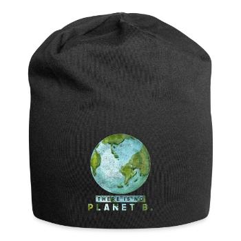 Earth Day Umweltschutz Planet - Jersey-Beanie - Schwarz - Vorne