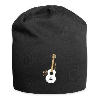 Guitare - Bonnet en jersey - noir - Devant