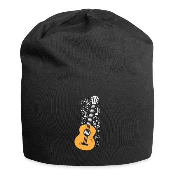 Gitarre - Jersey-Beanie - Schwarz - Vorne