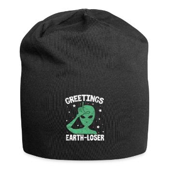 Alien Ufo Aliens Alien Space Gift - Bonnet en jersey - noir - Devant