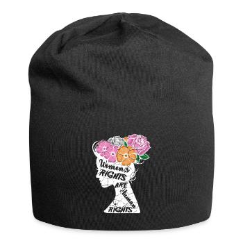 Women's rights are human rights - Jersey Beanie - black - Front