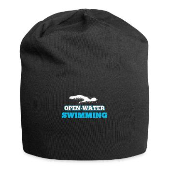 Swimming open water - Jersey Beanie - black - Front