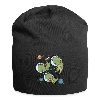 Dinosaure spatial - Bonnet en jersey - noir - Devant