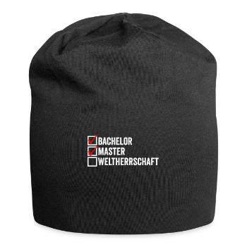 Master Studium Uni - Jersey-Beanie - Schwarz - Vorne