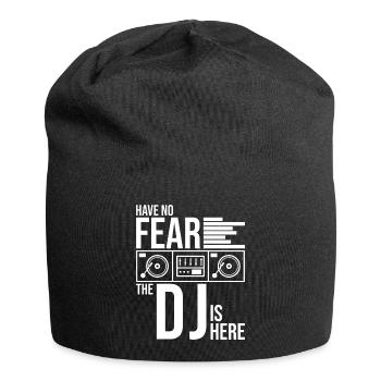 dj - Bonnet en jersey - noir - Devant