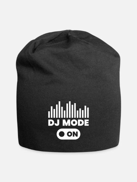 dj - Bonnet en jersey - noir