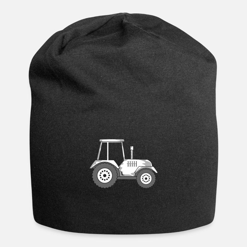 Traktor - Jersey-Beanie - Schwarz