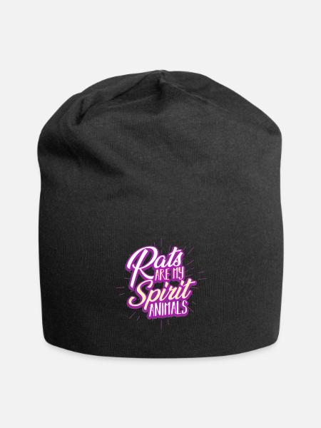 Ratten - Jersey-Beanie - Schwarz