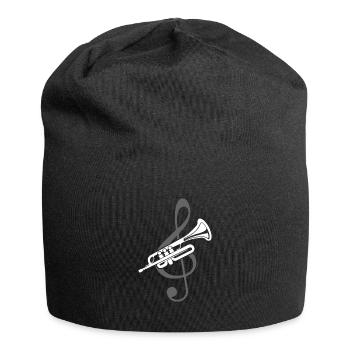 Trumpet beats - Jersey Beanie - black - Front