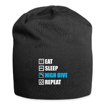 Diving Skydiving Diving Gift - Jersey Beanie - black - Front