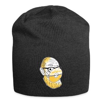 Anti-Coronavirus - Jersey-Beanie - Anthrazit - Vorne