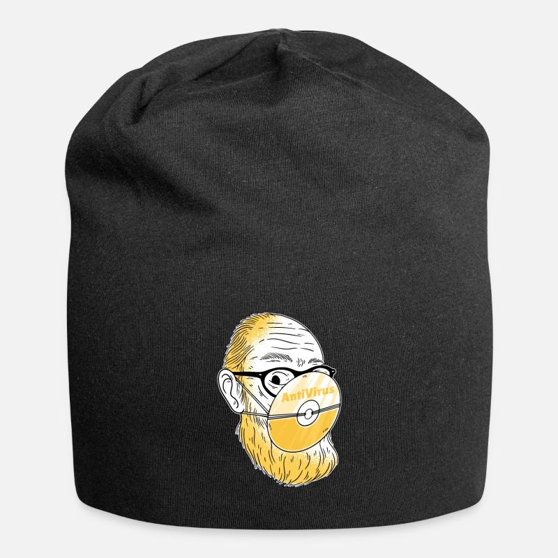 Anti coronavirus - Bonnet en jersey - noir